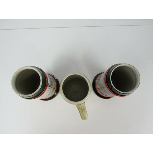 Anheuser Busch Budweiser Holiday Christmas Beer Steins Clydesdales Lot of 3 - Picture 5 of 6